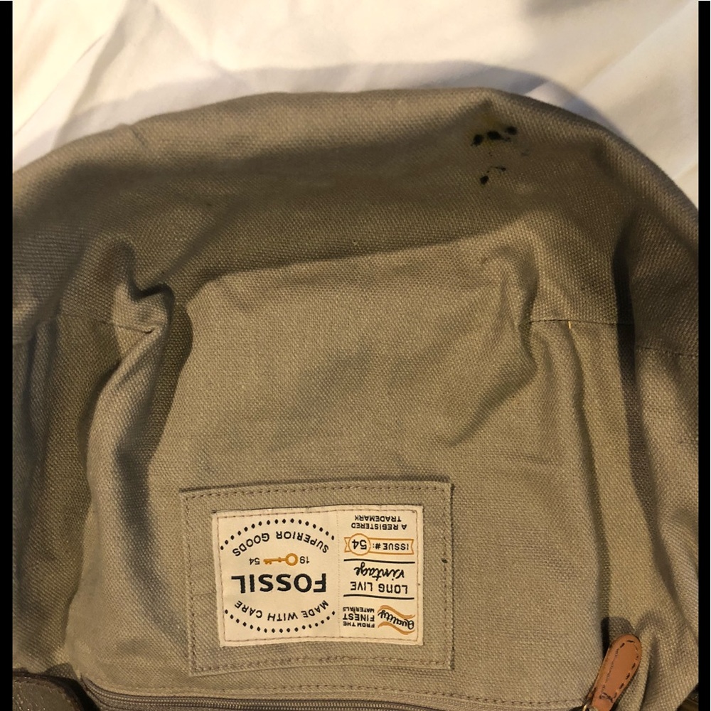 FOSSIL leather Drawstring bucket bag - Picture 8 of 15